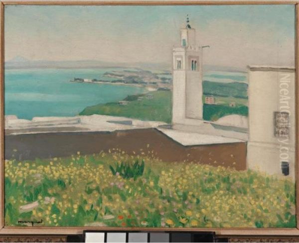 Champs De Fleurs Oil Painting by Albert Marquet