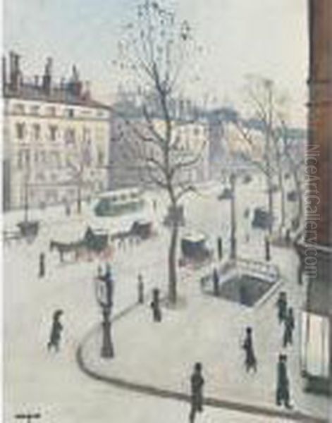 Boulevard De La Madeleine Oil Painting by Albert Marquet