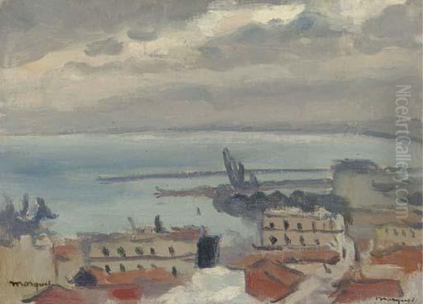 La Rade Oil Painting by Albert Marquet