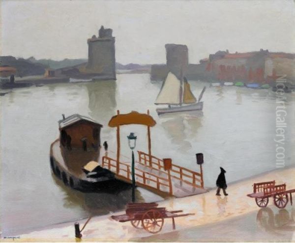 Le Port De La Rochelle Oil Painting by Albert Marquet