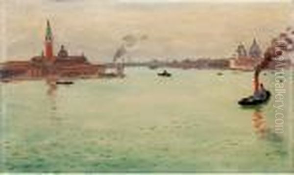 Venise, Le Grand Canal Oil Painting by Albert Marquet