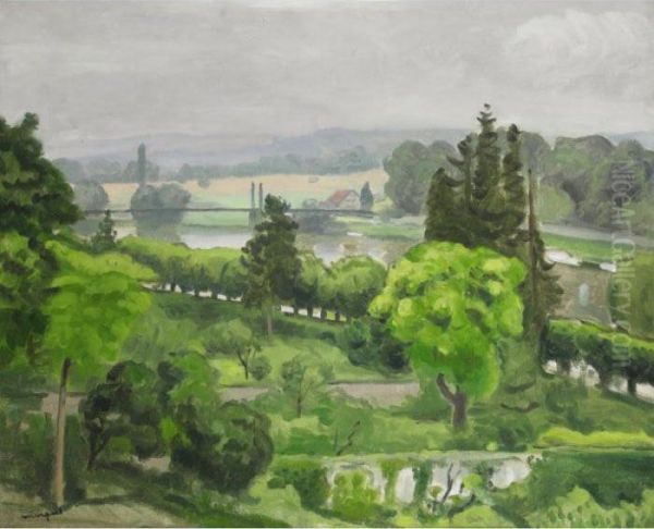 Ciel Nuageux Oil Painting by Albert Marquet