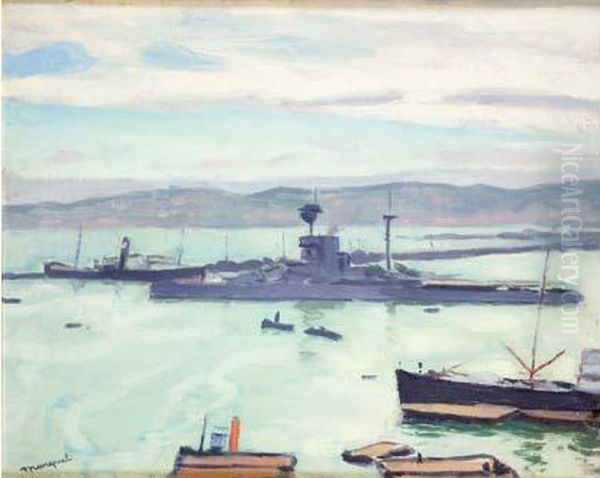 Le Port D'alger Oil Painting by Albert Marquet