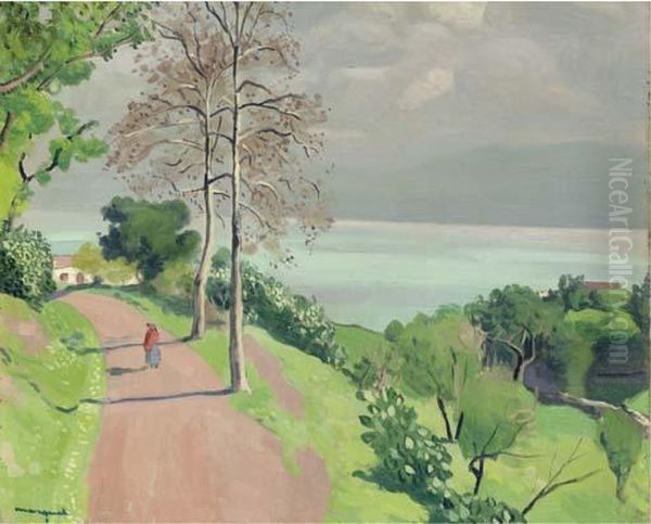 La Route, Environs De Bougie Oil Painting by Albert Marquet