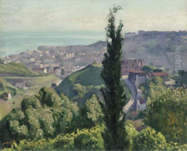 Vue De La Maison Du Peintre Oil Painting by Albert Marquet