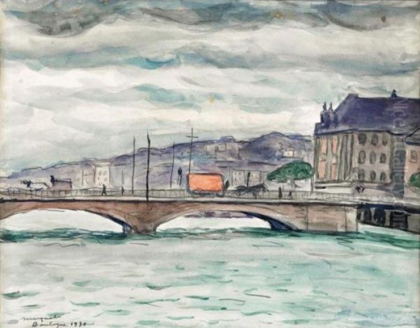 Le Port De Boulogne Oil Painting by Albert Marquet