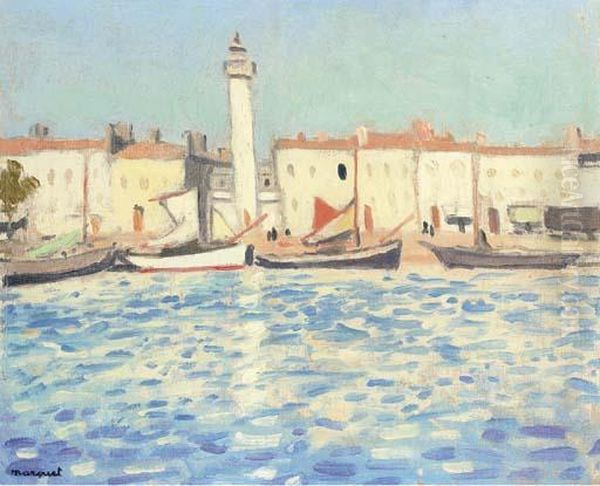 Port De Cassis Oil Painting by Albert Marquet