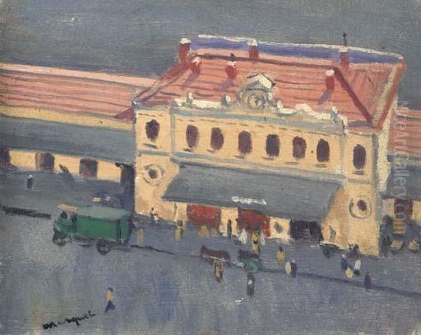 La Gare D'alger Oil Painting by Albert Marquet