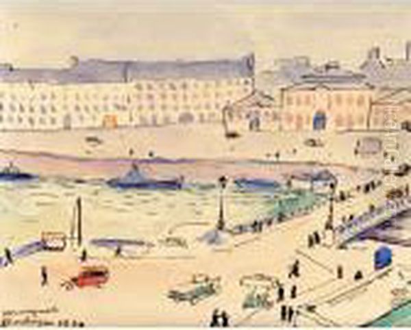 Port De Boulogne Oil Painting by Albert Marquet