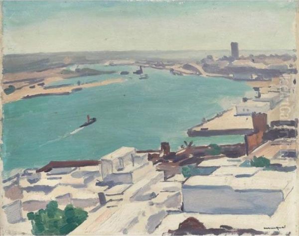 Le Bou-regreg Vue De La Casbah Oil Painting by Albert Marquet