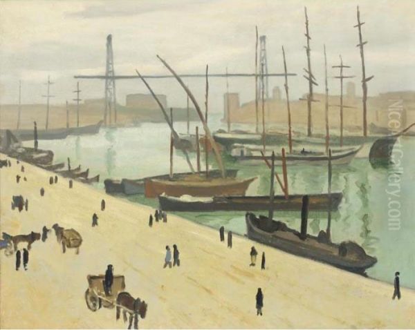 Le Port De Marseille Oil Painting by Albert Marquet