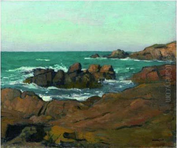 Rochers A La Percaillerie Oil Painting by Albert Marquet