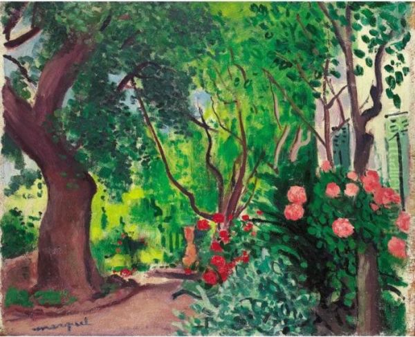 L'allee Du Jardin Oil Painting by Albert Marquet