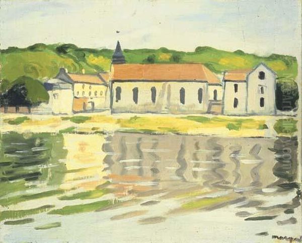 La Seine A Herblay, Automne Oil Painting by Albert Marquet