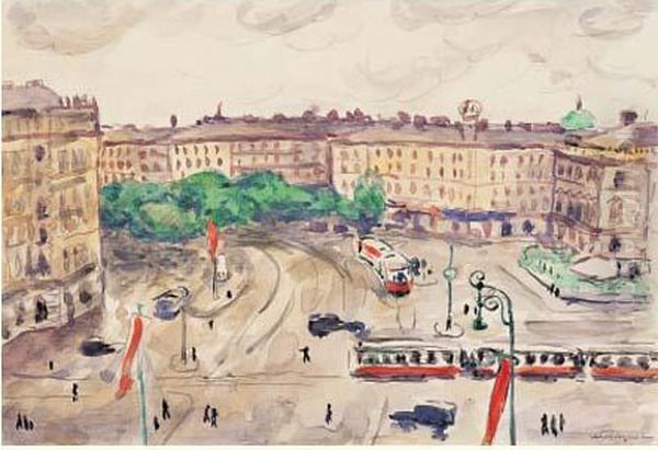 Vienne, Le Ring Oil Painting by Albert Marquet