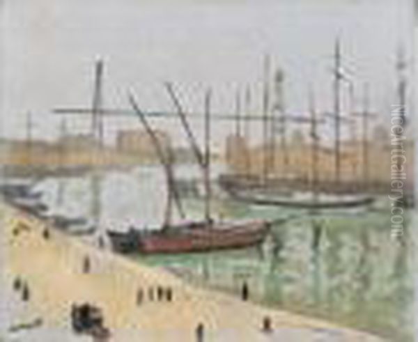 Marseille, Le Port Oil Painting by Albert Marquet