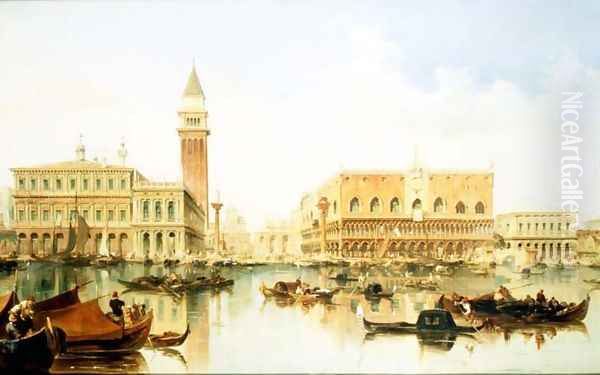 Venice Oil Painting by Robert Pritchett