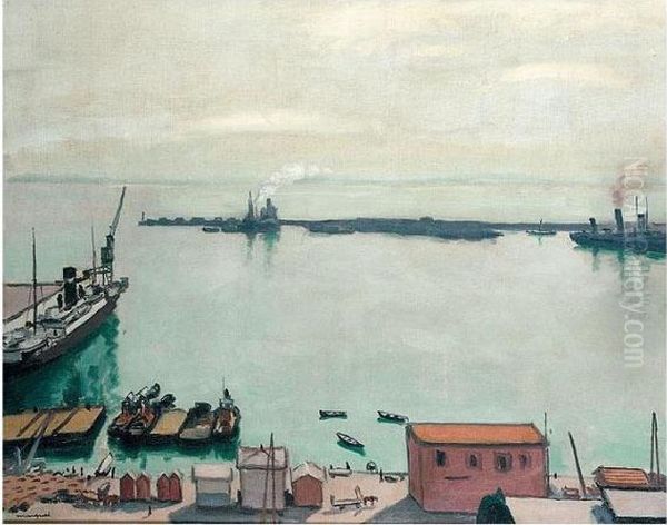 Le Port Temps Calme Oil Painting by Albert Marquet