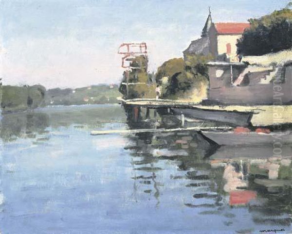 Le Plongeoir A La Frette Oil Painting by Albert Marquet