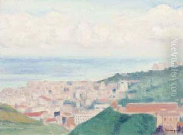 Alger, Bab-el-oued, 1943. Oil Painting by Albert Marquet