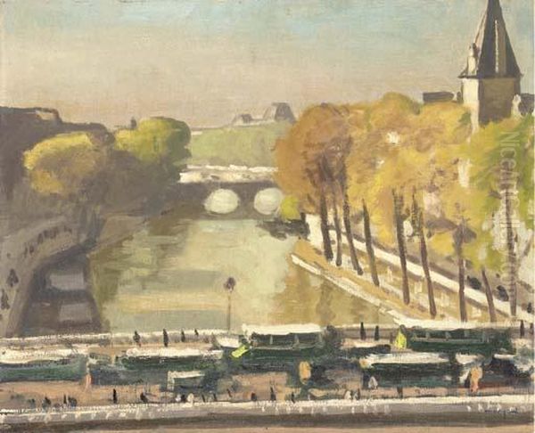 Le Pont Saint-michel Oil Painting by Albert Marquet