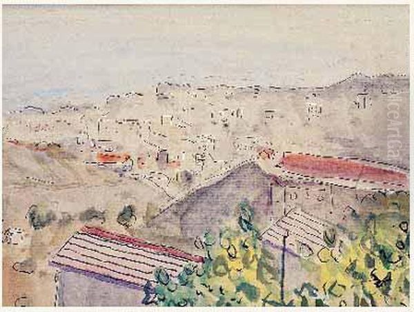 Alger, Paysage Maritime Oil Painting by Albert Marquet