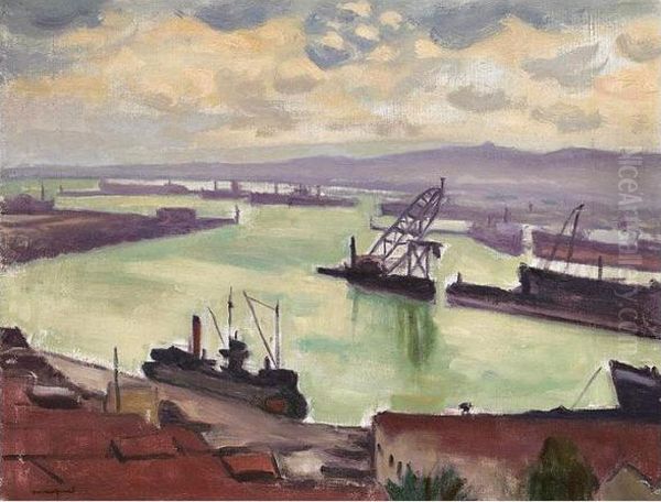 Le Port De L'agha, Alger Oil Painting by Albert Marquet