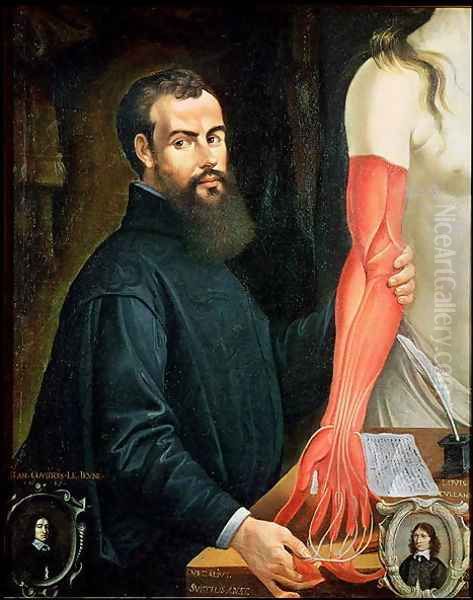 Andreas Vesalius 1514-64 Oil Painting by Pierre Poncet