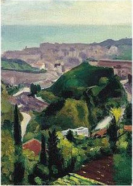 Vue D'alger (poudriere) Oil Painting by Albert Marquet