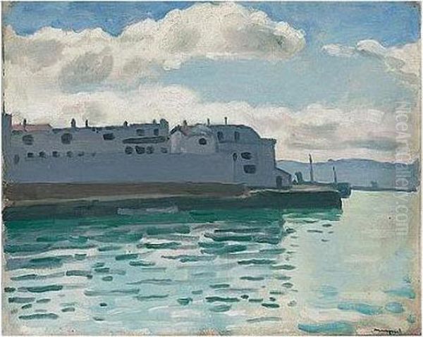 Le Port D'alger Oil Painting by Albert Marquet