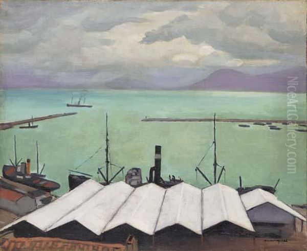 Le Port De Bougie Oil Painting by Albert Marquet