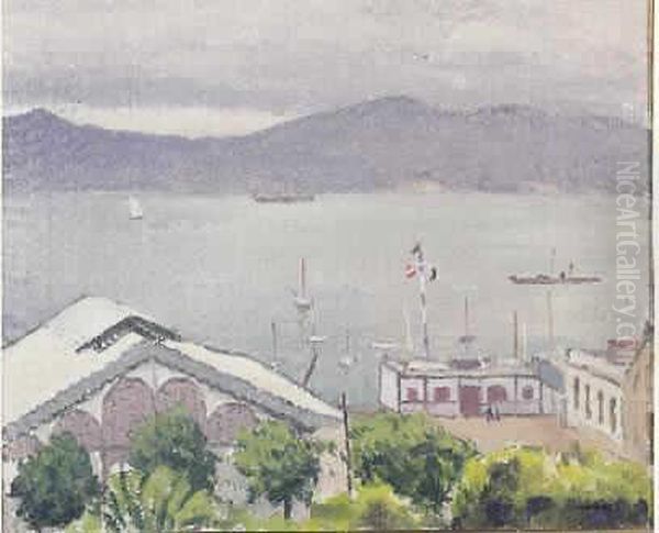 Baie
 De Vigo Espagne Oil Painting by Albert Marquet