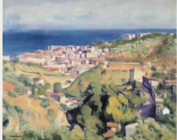 Vue D'alger, Vers 1940 Oil Painting by Albert Marquet