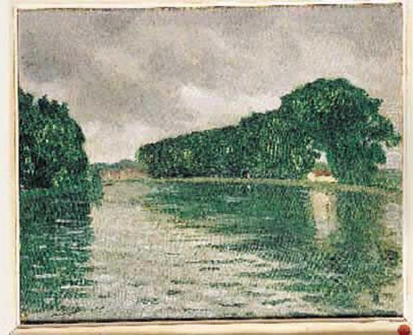 Vue De La Seine A Sannois Oil Painting by Albert Marquet