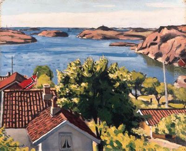 Paysage Hesnes, Norvge Oil Painting by Albert Marquet