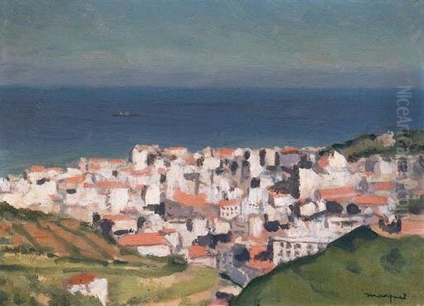 Bab El Oued Vu De Montplaisant, Alger Oil Painting by Albert Marquet