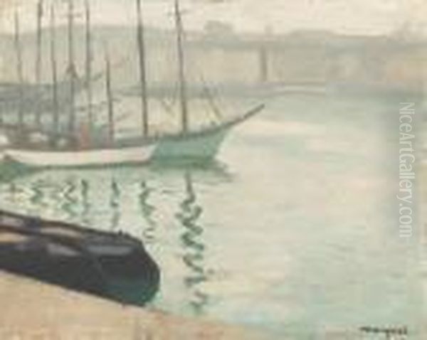 Le Port De Marseille Oil Painting by Albert Marquet