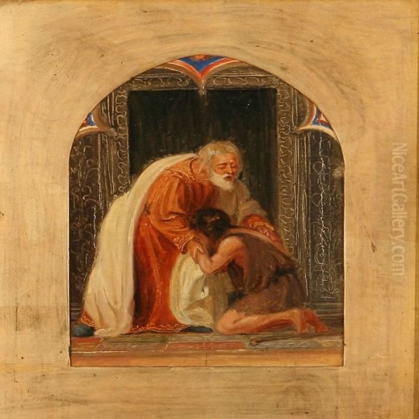 The Prodigal Son Oil Painting by Wilhelm Marstrand