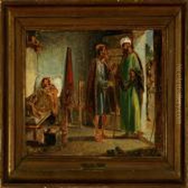 The Good Samaritan Oil Painting by Wilhelm Marstrand