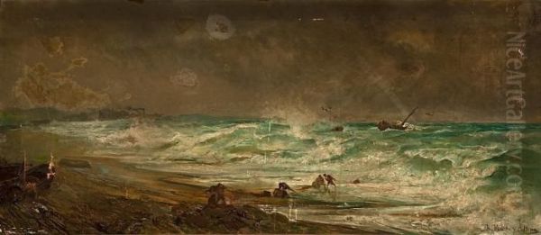 Tempestad Oil Painting by Ramon Marti Y Alsina