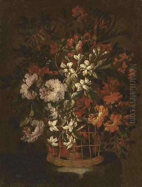 Carnations Oil Painting by Bartolome Perez