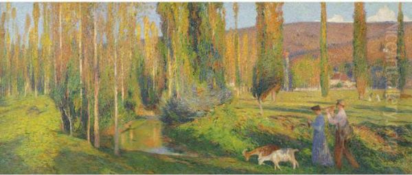 La Joie De Vivre Oil Painting by Henri Martin