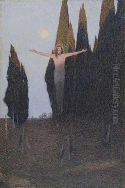 Consolation Oil Painting by Henri Martin