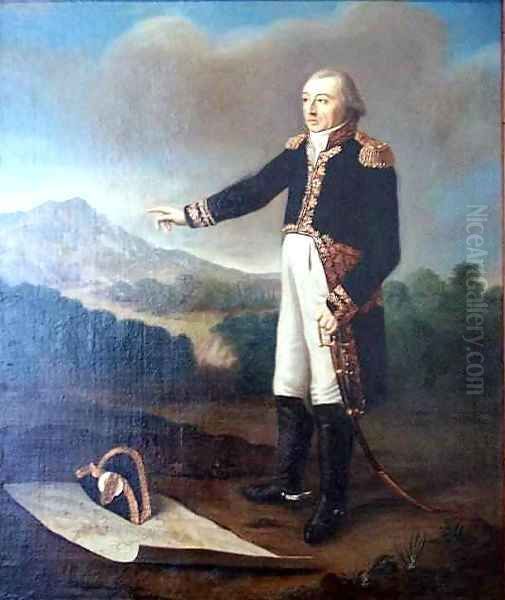 Portrait of Gen Pierre Dominique Garnier Oil Painting by Francesco Pascucci