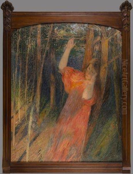 Reverie Automnale Oil Painting by Henri Martin