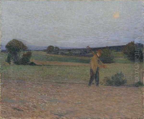 Retour Des Champs Oil Painting by Henri Martin