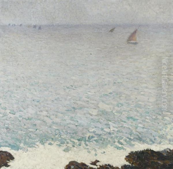 Marine Oil Painting by Henri Martin