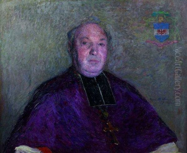 Portrait De Louis Ernest Oil Painting by Henri Martin