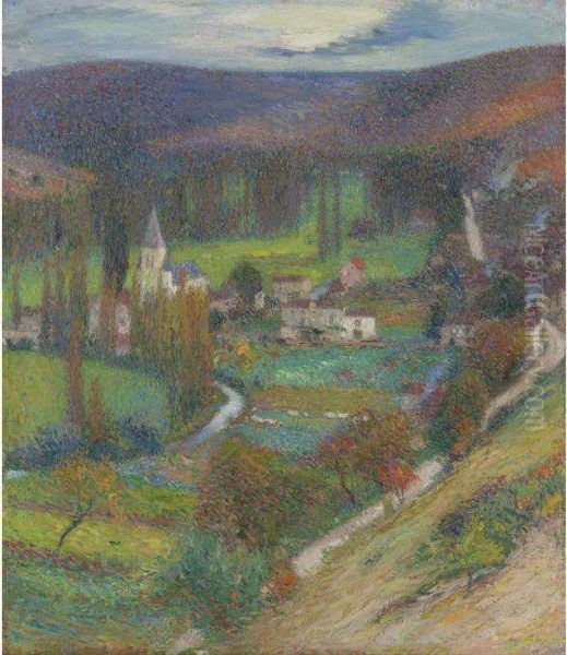 Effet Du Matin, Labastide-du-vert Oil Painting by Henri Martin