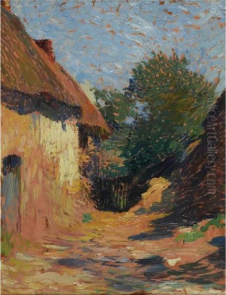 La Chaumiere Oil Painting by Henri Martin